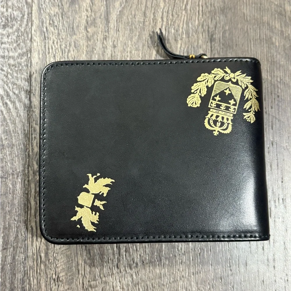 NEW | COMME des GARCONS Luxury Leather Zip Around Mens Wallet